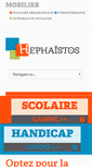 Mobile Screenshot of hephaistos.fr